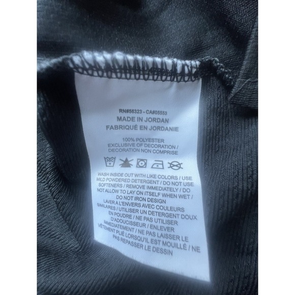 Nike Breathe Running Dri-Fit Miler Flash Logo‎ Print T-Shirt Size M Mens Black - Picture 6 of 7